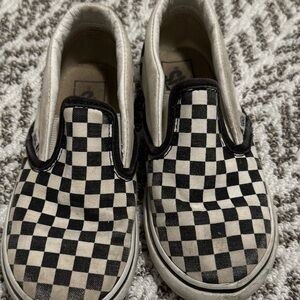 Kids Vans Checkered Slip-On Shoes